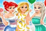 لعبة اجازة الأميرات الثلاثة على شاطئ